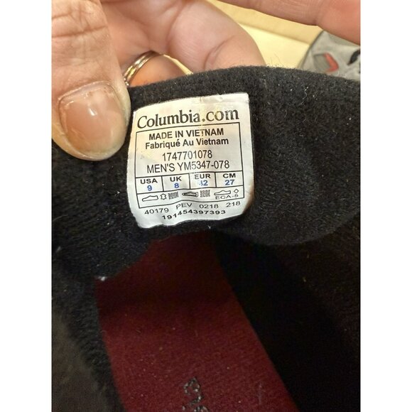 Columbia Coretek II Boots Men’s Size 9 Waterproof Hiking Gray Omni Tech EUC - Picture 7 of 7